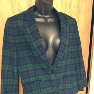PENDLETON  TARTAN PLAID JACKET/BLAZER SZ.S/M WOOL